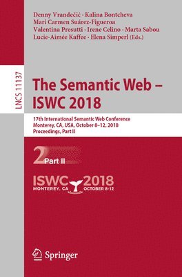 The Semantic Web  ISWC 2018 1
