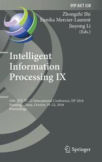 bokomslag Intelligent Information Processing IX