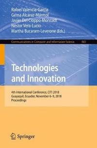 bokomslag Technologies and Innovation