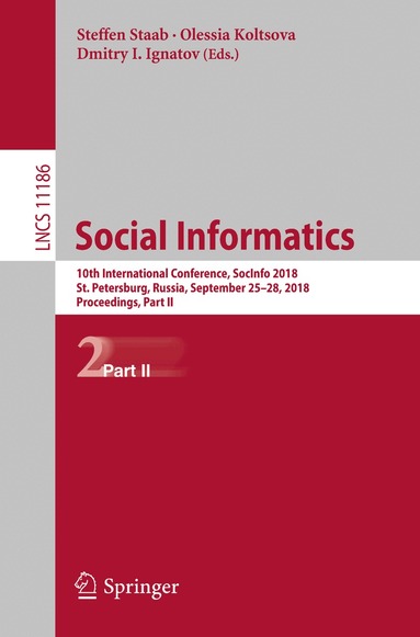 Steffen Staab, Olessia Koltsova, Dmitry I. Ignatov - Social Informatics, Häftad