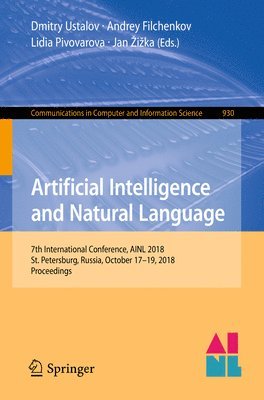 bokomslag Artificial Intelligence and Natural Language