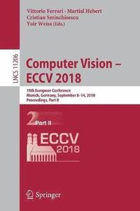 bokomslag Computer Vision - ECCV 2018