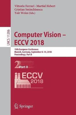 bokomslag Computer Vision - ECCV 2018
