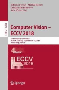 bokomslag Computer Vision - ECCV 2018
