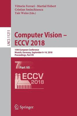 bokomslag Computer Vision - ECCV 2018