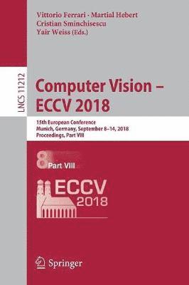 bokomslag Computer Vision - ECCV 2018