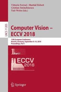 bokomslag Computer Vision - ECCV 2018