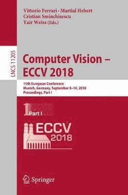 bokomslag Computer Vision - ECCV 2018