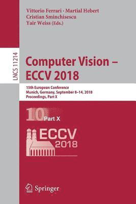 bokomslag Computer Vision - ECCV 2018