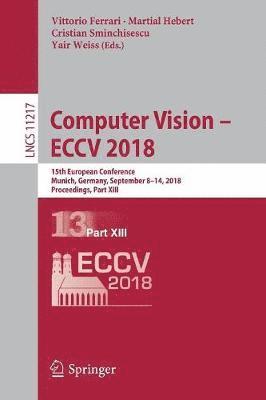 bokomslag Computer Vision - ECCV 2018