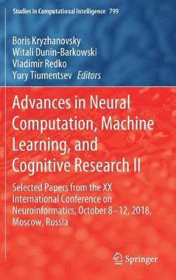 Advances in Neural Computation, Machine Learning, and Cognitive Research II 1