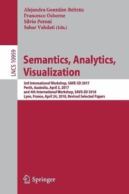 Semantics, Analytics, Visualization 1