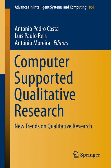 António Pedro Costa, Luís  Paulo Reis, António Moreira - Computer Supported Qualitative Research, Häftad