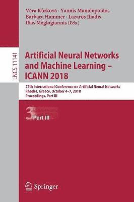 Artificial Neural Networks and Machine Learning  ICANN 2018 1