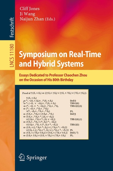 Cliff Jones, Ji Wang, Naijun Zhan - Symposium on Real-Time and Hybrid Systems, Häftad