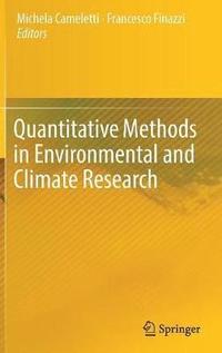 bokomslag Quantitative Methods in Environmental and Climate Research