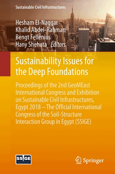 Hesham El-Naggar, Khalid Abdel-Rahman, Bengt Fellenius, Hany Shehata - Sustainability Issues for the Deep Foundations, Häftad