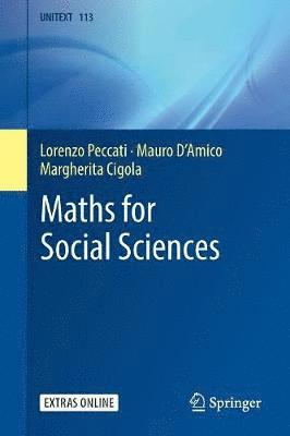 bokomslag Maths for Social Sciences