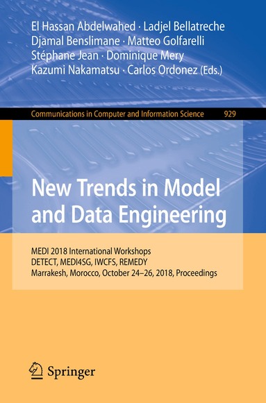 El Hassan Abdelwahed, Ladjel Bellatreche, Djamal Benslimane, Matteo Golfarelli, Stéphane Jean, Dominique Mery, Kazumi Nakamatsu, Carlos Ordonez - New Trends in Model and Data Engineering, Häftad