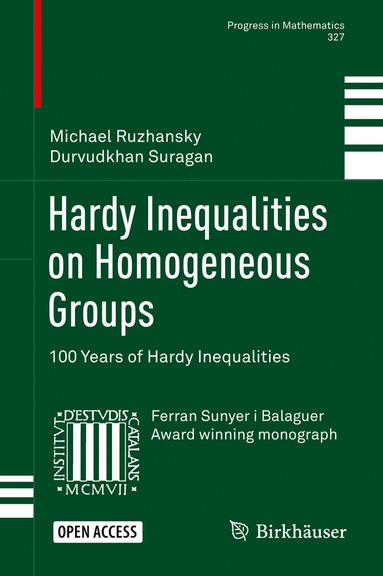 bokomslag Hardy Inequalities on Homogeneous Groups