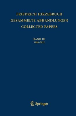 Gesammelte Abhandlungen  -  Collected Papers III 1