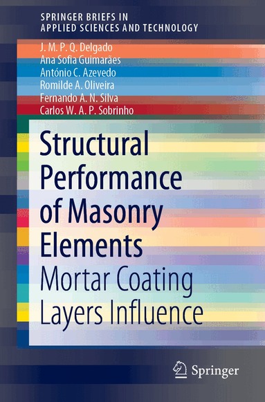 J. M. P. Q. Delgado, Ana Sofia Guimarães, António C. Azevedo, Romilde A. Oliveira, Fernando A.N. Silva, Carlos W.A.P. Sobrinho - Structural Performance of Masonry Elements, Häftad