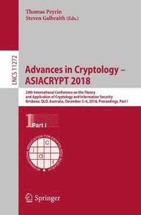 bokomslag Advances in Cryptology - ASIACRYPT 2018