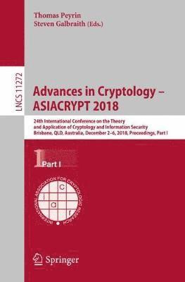 bokomslag Advances in Cryptology - ASIACRYPT 2018