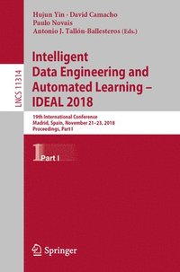 bokomslag Intelligent Data Engineering and Automated Learning  IDEAL 2018