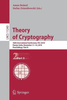 Amos Beimel, Stefan Dziembowski - Theory of Cryptography, Häftad