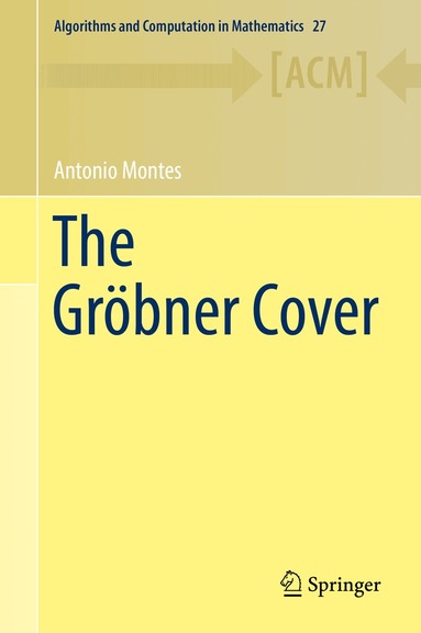 Antonio Montes - Gröbner Cover, Inbunden