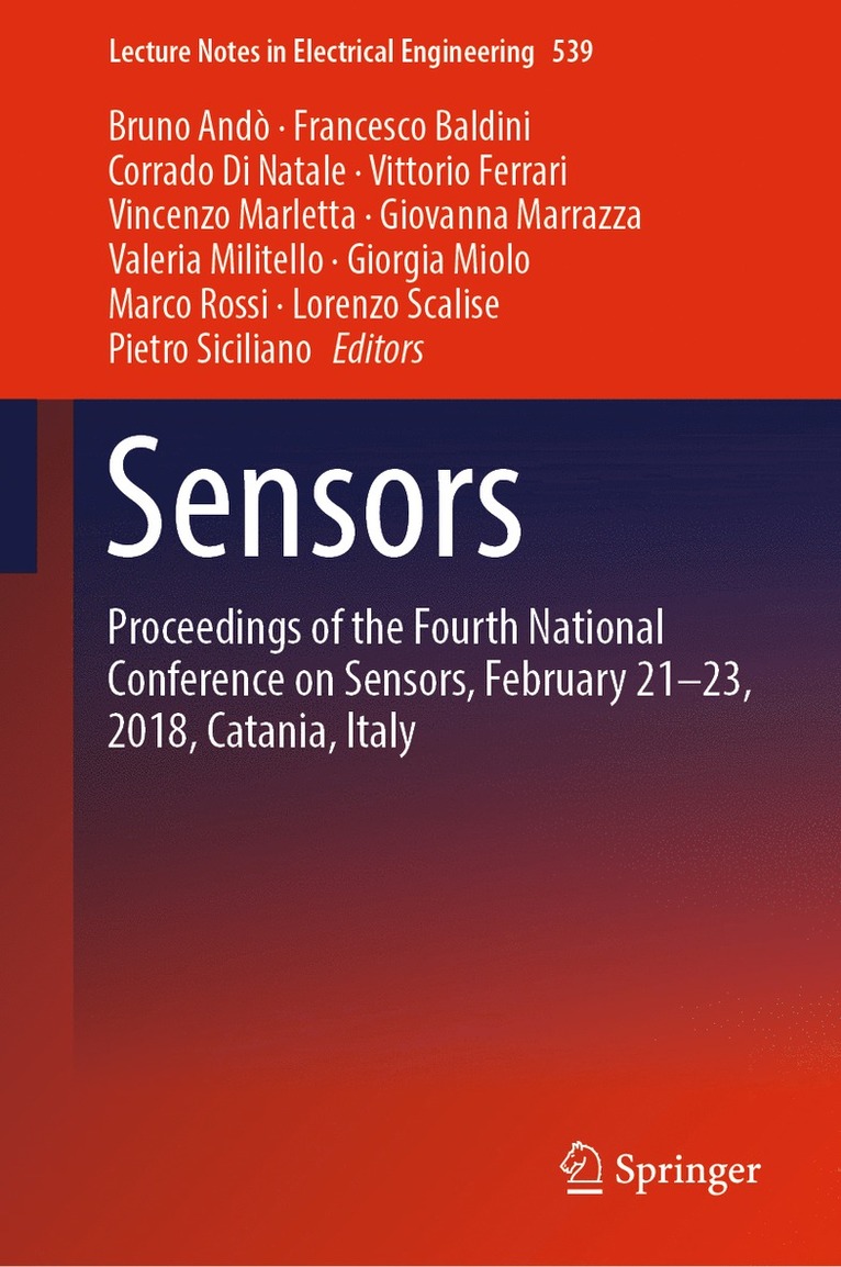 Bruno Andò, Francesco Baldini, Corrado Di Natale, Vittorio Ferrari, Vincenzo Marletta, Giovanna Marrazza, Valeria Militello, Giorgia Miolo, Marco Rossi, Lorenzo Scalise, Pietro Siciliano, Bruno Ando - Sensors, Inbunden