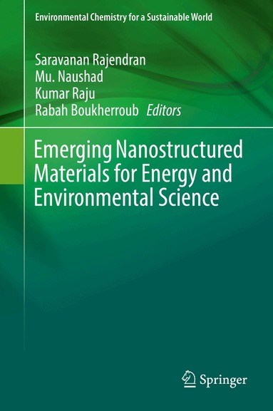 Saravanan Rajendran, Mu. Naushad, Kumar Raju, Rabah Boukherroub - Emerging Nanostructured Materials for Energy and Environmental Science, Inbunden