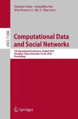 Computational Data and Social Networks 1