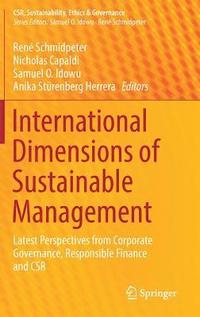 bokomslag International Dimensions of Sustainable Management