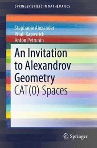 bokomslag An Invitation to Alexandrov Geometry