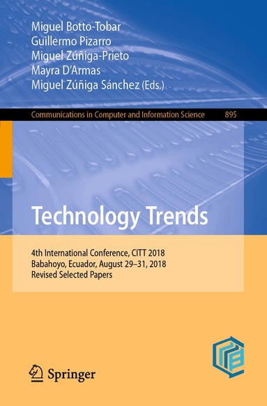 Miguel Botto-Tobar, Guillermo Pizarro, Miguel Zúñiga-Prieto, Mayra D’Armas, Miguel Zúñiga Sánchez - Technology Trends, Häftad