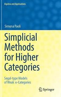 bokomslag Simplicial Methods for Higher Categories