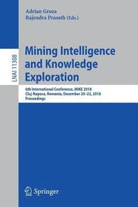 bokomslag Mining Intelligence and Knowledge Exploration