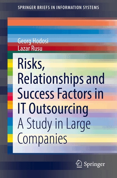 Georg Hodosi, Lazar Rusu - Risks, Relationships and Success Factors in IT Outsourcing, Häftad