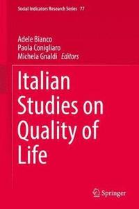 bokomslag Italian Studies on Quality of Life