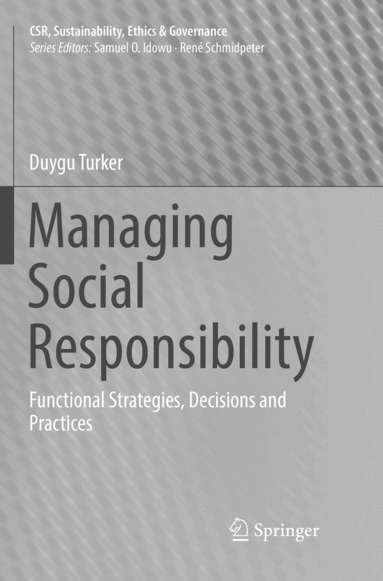 Duygu Turker - Managing Social Responsibility, Häftad