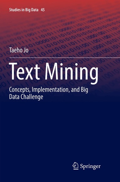 Taeho Jo - Text Mining, Häftad