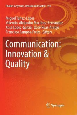 bokomslag Communication: Innovation & Quality