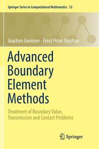 bokomslag Advanced Boundary Element Methods