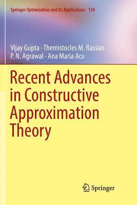 bokomslag Recent Advances in Constructive Approximation Theory
