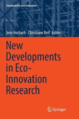 bokomslag New Developments in Eco-Innovation Research