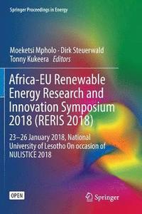 bokomslag Africa-EU Renewable Energy Research and Innovation Symposium 2018 (RERIS 2018)