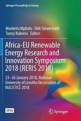 bokomslag Africa-EU Renewable Energy Research and Innovation Symposium 2018 (RERIS 2018)