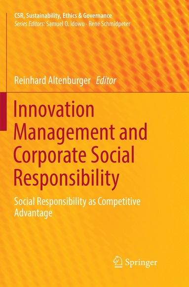 Reinhard Altenburger - Innovation Management and Corporate Social Responsibility, Häftad